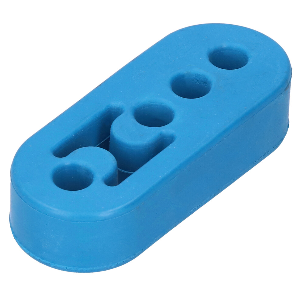 12Mm Muffler Hanger Exhaust Pipe 4 Holes Adjustable Polyurethane Buffer Shockproof Universalblue 6921322893351