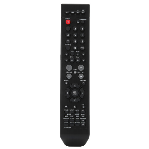 AH59-01961E Télécommande noire, portée de 10 m, ABS, compacte 1