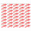 4 Sacchetti 64,0 g Sinker Snaps Rosso ABS Slider Clip 14