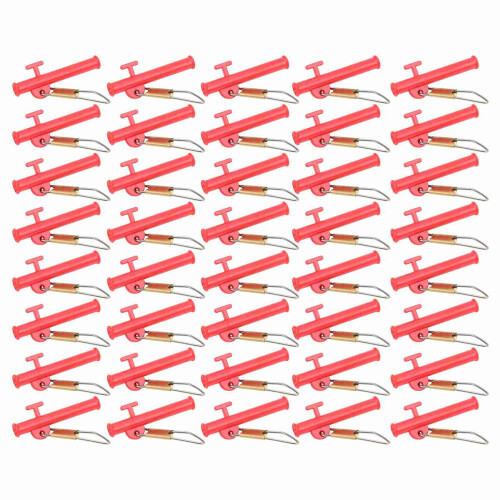4 Sacchetti 64,0 g Sinker Snaps Rosso ABS Slider Clip 2