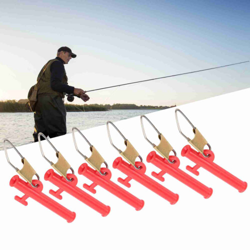 4 Sacchetti 64,0 g Sinker Snaps Rosso ABS Slider Clip