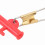 4 Sacchetti 64,0 g Sinker Snaps Rosso ABS Slider Clip 12