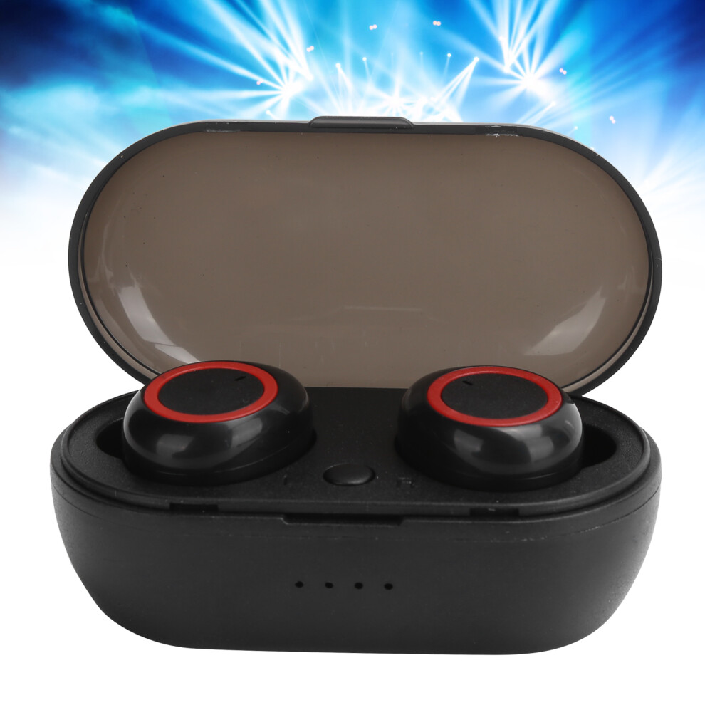 Y50 Wireless Bluetooth Earphone Bluetooth Earbuds Stereo Headphone Bluetooth 5.0 Headsetblack Red 9321322895046