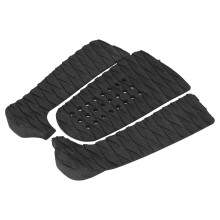 3pcs EVA Surfboard Deck Traction Pads AntiSkid Surf Deck Pad Mat for Skimboard Accessories(With Holes )