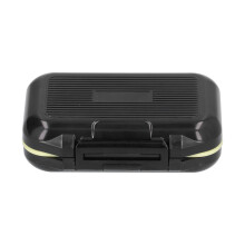 Petite boîte à appâts étanche et amovible 4.6oz noir