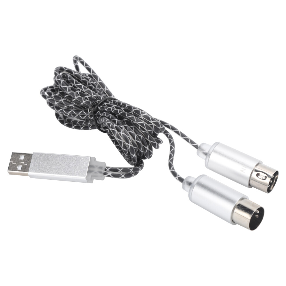 Midi Cable Transfer Usb Tpe Sheath Electronic Piano To Computer Editing Connection Line 7901322896865