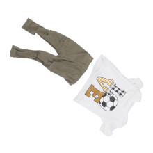Pants Short Sleeve Shirt 18inch Doll Clothes Outfit Newborn Baby Dolls Clothes SetQD18‑050