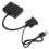 Splitter VGA a VGA HDMI Doppio Display Nero 1