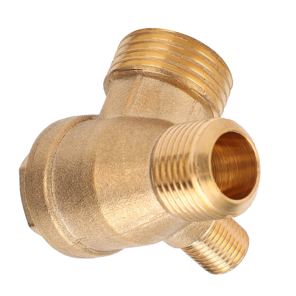 Check Valve Brass Material 1ÂWay Threaded Connection Air Pump Accessories 1/2X3/8X10 5071322898861