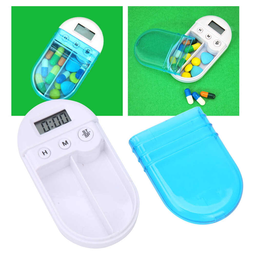 Electric Medicine Storage Organizer Digital Pills Case With Alarm Reminder for Travel Dispenser