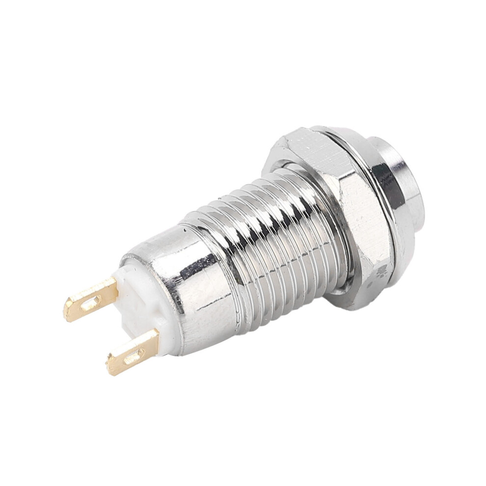 8Mm Waterproof Momentary Push Button Switch Stainless Steel Push Button Start Switch 3V 5021322899788