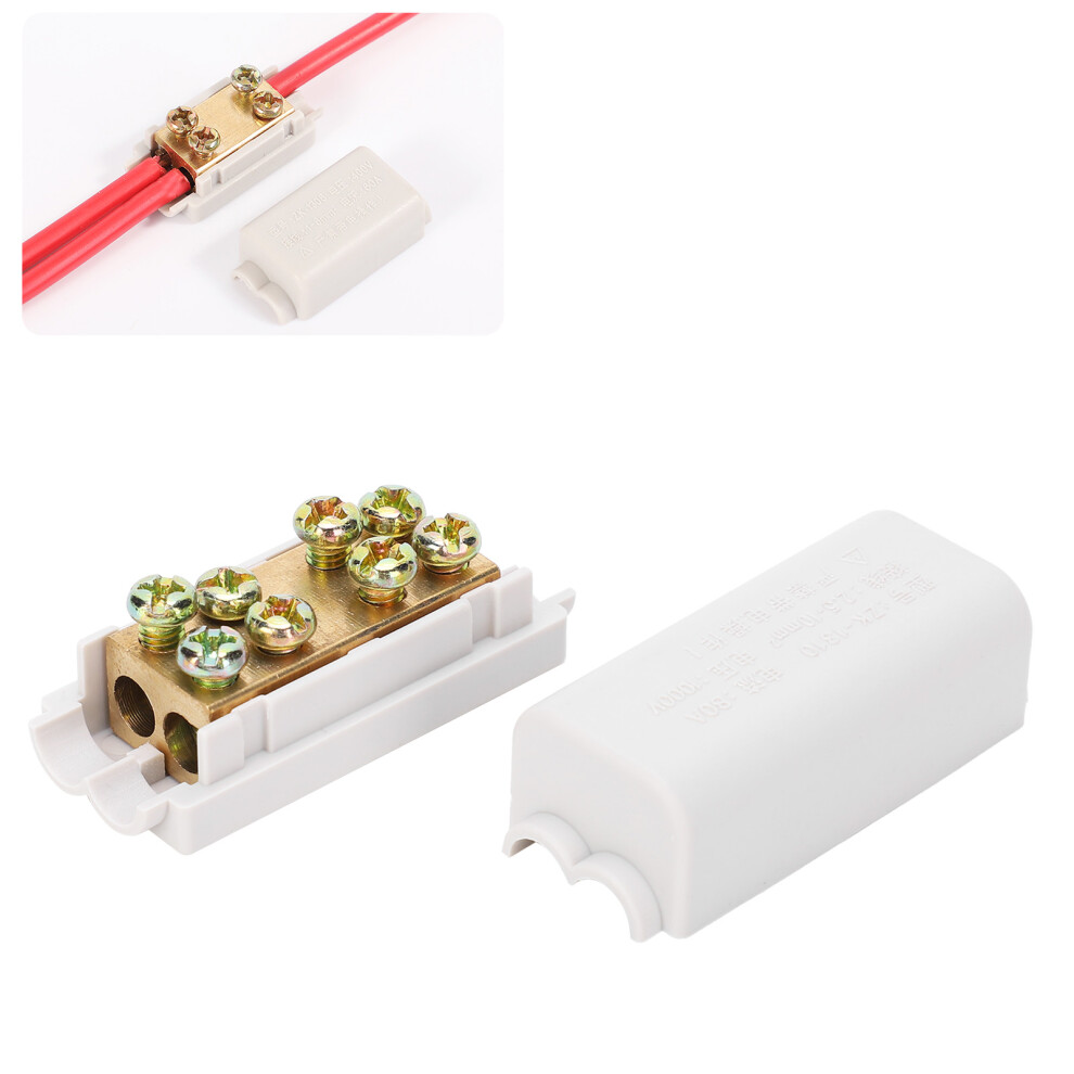 2Pcs Highpower Main Splitter Tshape 1In2out Wiring Terminal Block Zk1310 1000V 80A 7891322899907