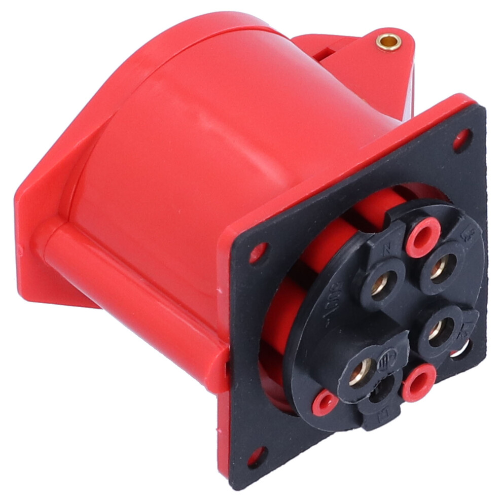 Industrial Power Socket 5ÂPin 3ÂPhase Waterproof Concealed Installation 32A 220Â380V/240Â415V 9351322899706