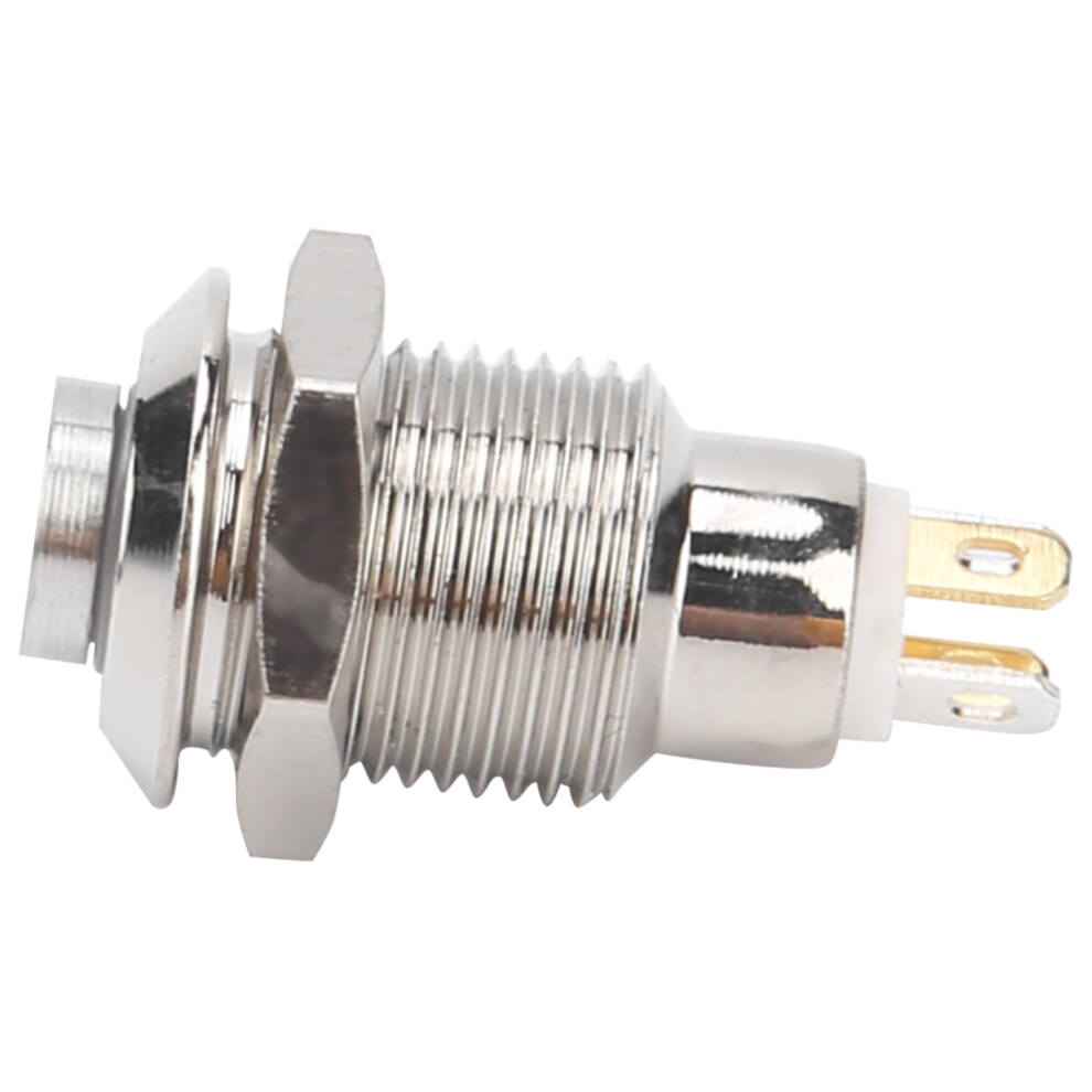 10Mm Metal Push Button Switch Waterproof Selflocking Start Switch With Light 3V(Blue ) 8781322899764