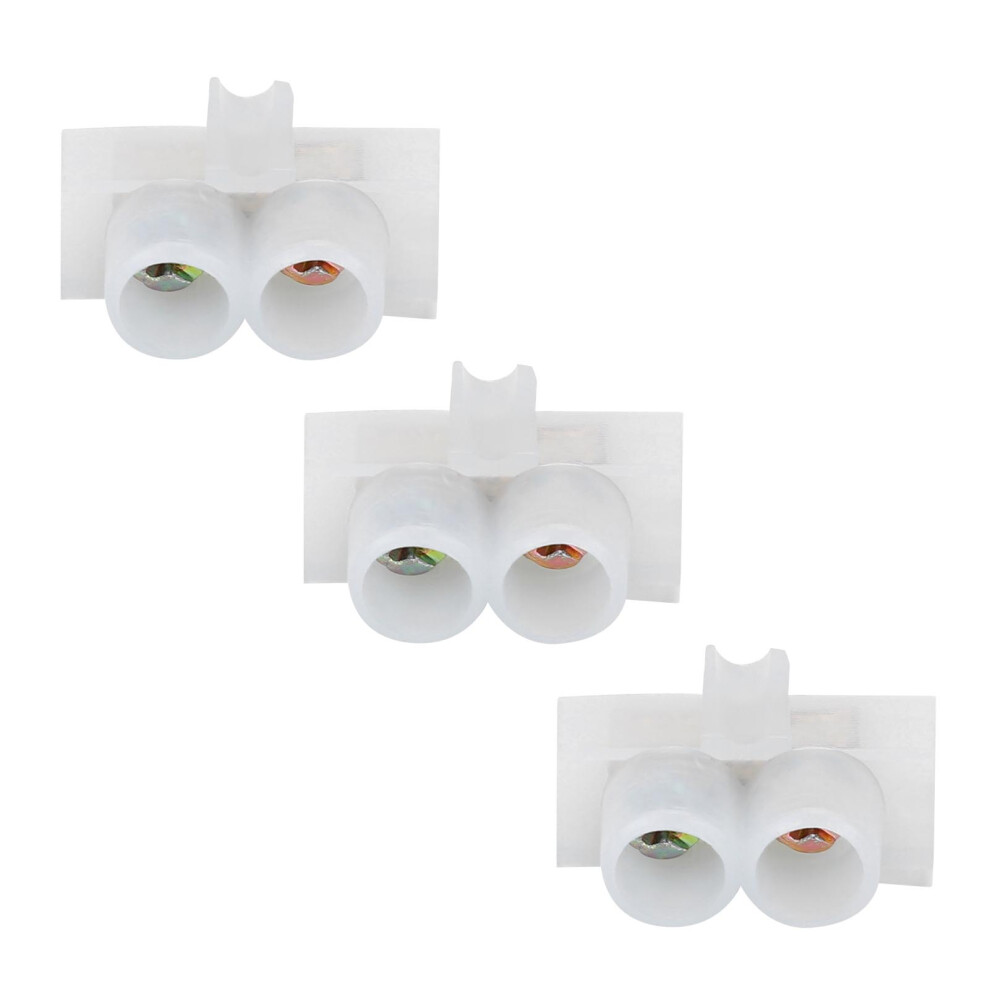 50Pcs Terminal Block Flameretardant Throughtype Wire Connector Industrial Supplies 20A(1In1out ) 4641322900003