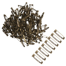 200 Stück Metall-Sicherheitsnadeln 2,5 cm für DIY-Schmuck, Nähen, Broschen
