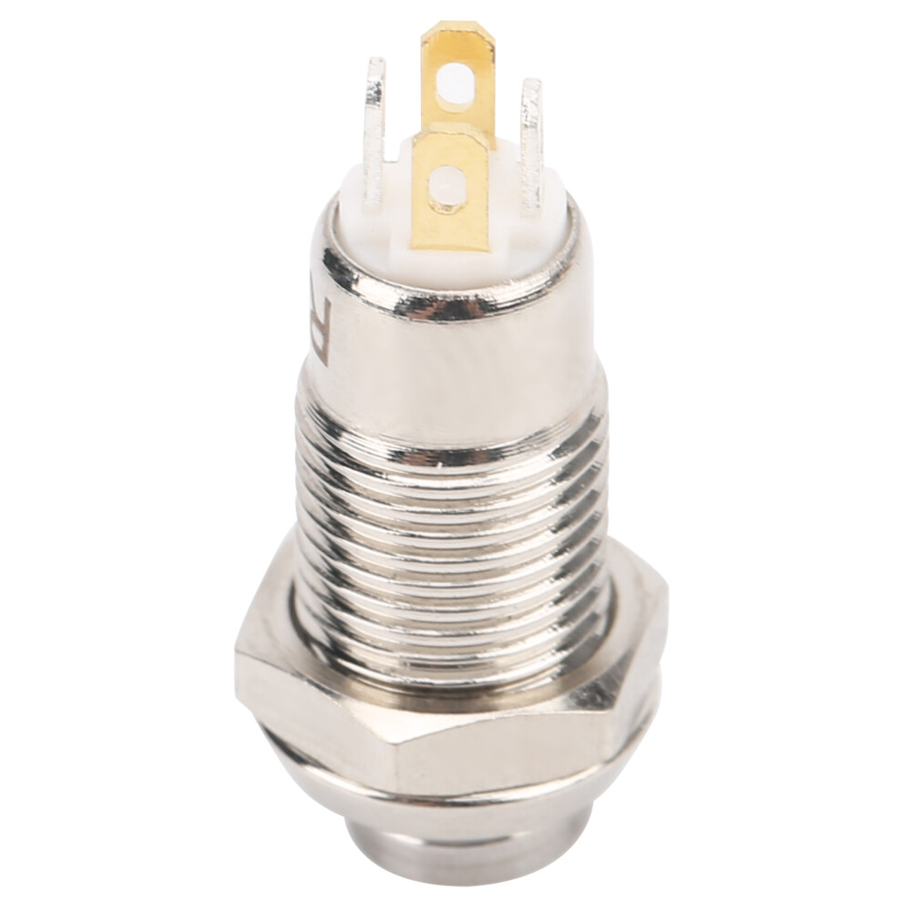 8Mm Momentary Push Button Switch Waterproof Push Button Start Switch With Light 3Vyellow 9441322899919