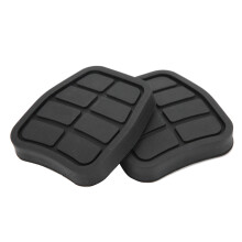 2 pezzi di pad in gomma per pedale del freno 321721173 Nero OEM
