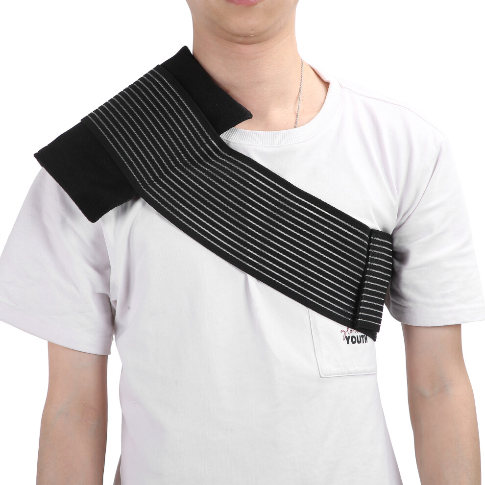 Ice Pack Reusable Hot Cold Therapy Gel Wrap Pack for Waist Back Abdomen Knees Legs(Strap 2pcs Gel Wrap )