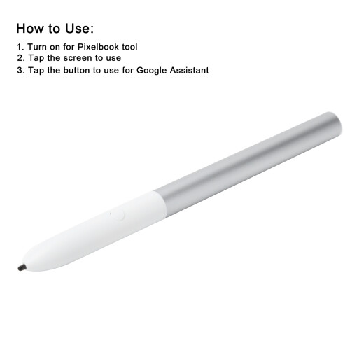 Stilo per Pixelbook/Pixel Slate, Argento, 800 mAh 2