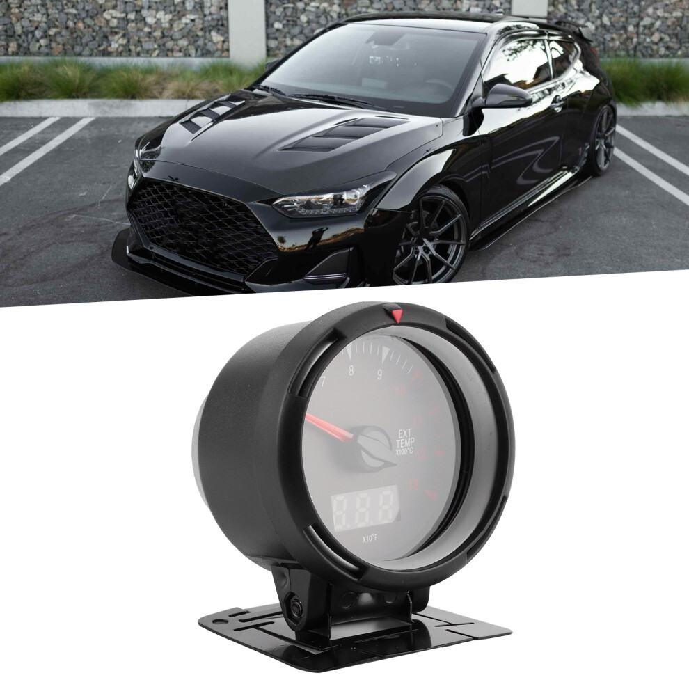 Exhaust Gas Temp Gauge Pointer 2.5In Digital Egt Meter 300Â1300 W/Sensor For 12V Gasoline Car 9381322901369