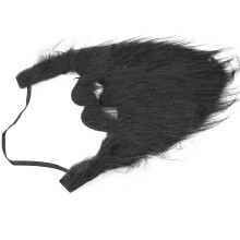 Barba finta, baffi e pizzetto - Taglia unica - Nero
