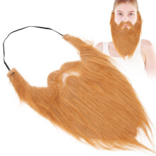 Barba finta marrone una taglia unica per cosplay di Halloween