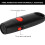 Sifflet électronique 15cm réglable 4xCR2032 noir 10
