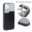 Coque arrière avec objectif 17 mm pour iPhone 12 Pro Noir 11