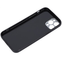 Coque arrière avec objectif 17 mm pour iPhone 12 Pro Noir