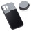 Coque arrière avec objectif 17 mm pour iPhone 12 Pro Noir 12