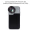 Coque arrière avec objectif 17 mm pour iPhone 12 Pro Noir 8