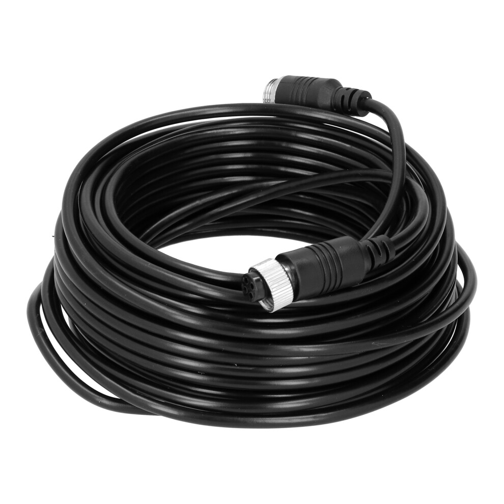 4-Pin Car Camera Cable Portable Anti Interference Pvc Video Extension Cord For Auto Truck Bus Monitor(10M 32.8Ft ) 4641322903226