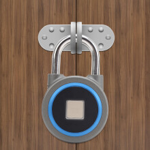 ADC12 150 mAh Cadenas 78x50x23mm gris-bleu