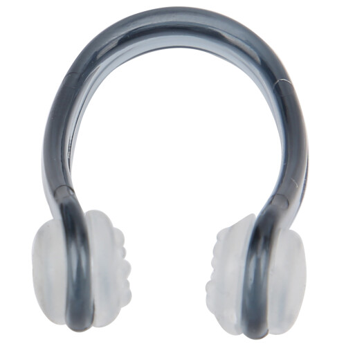 Set di tappi per orecchie e clip nasali, 10 g, nero, silicone+PC 2