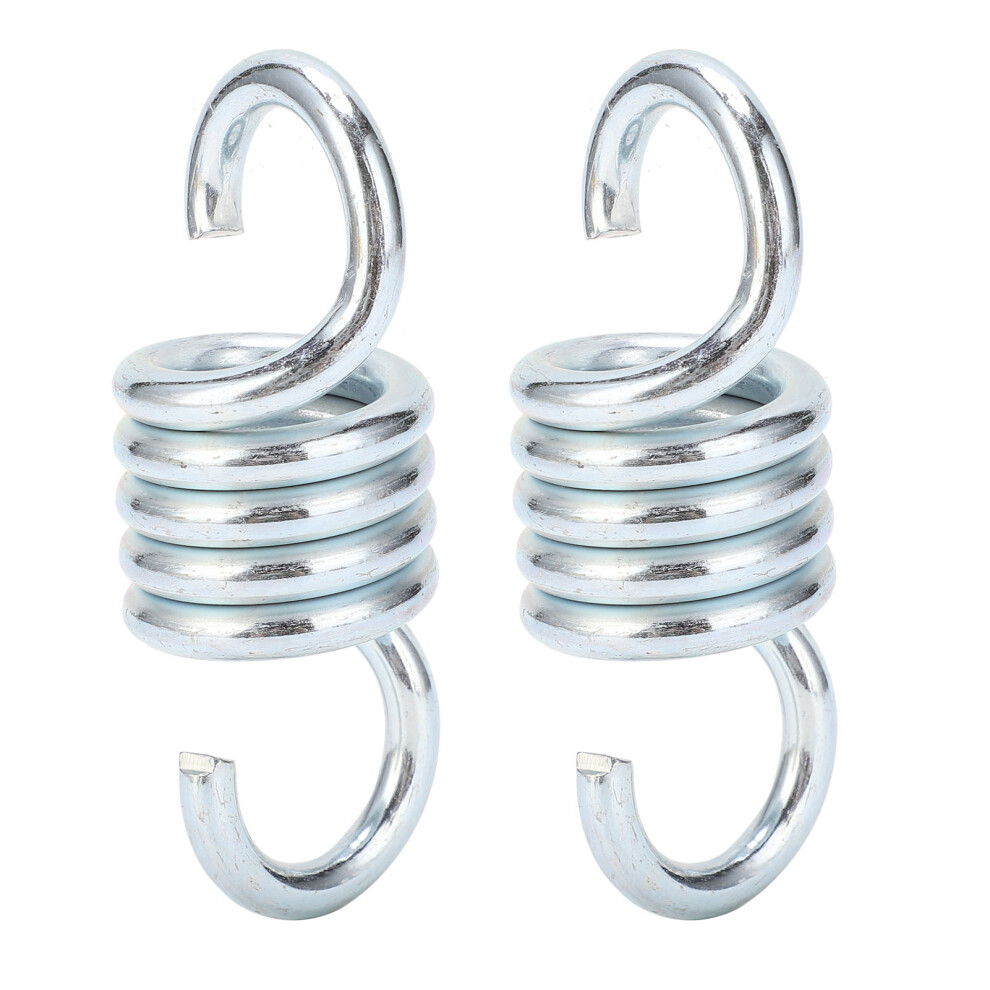 2Pcs 7Mm Heavy Duty Hammock Spring Hooks Galvanized Iron Extension Spring For Swing Chair 8121322907784