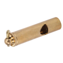 Sifflet de survie en laiton, 47 mm, 16 g, Couleur : comme sur les photos
