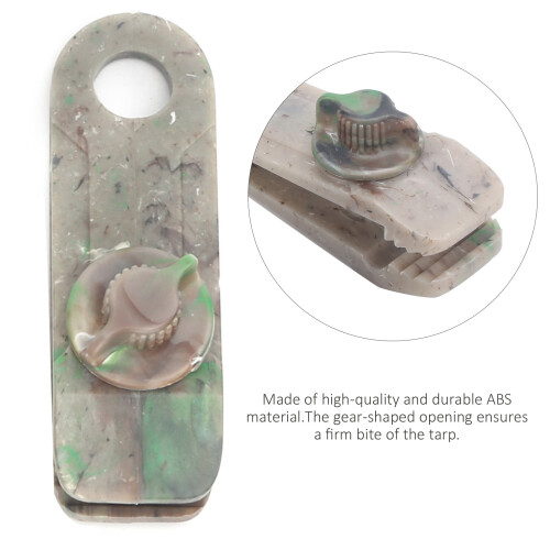 6 pièces de clips de bâche 8 cm x 2,5 cm Camouflage Durable 2