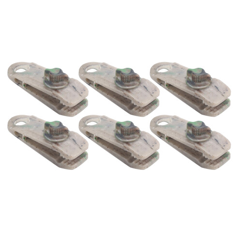 6 pièces de clips de bâche 8 cm x 2,5 cm Camouflage Durable 1
