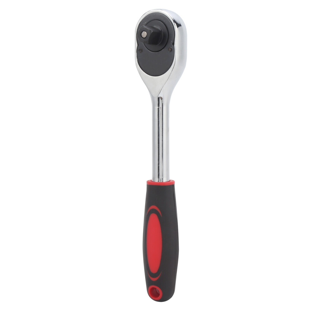 1/2In Ratchet Wrench 24 Teeth Socket Wrench Tool For Electrician Repairing Red Black 7901322908926
