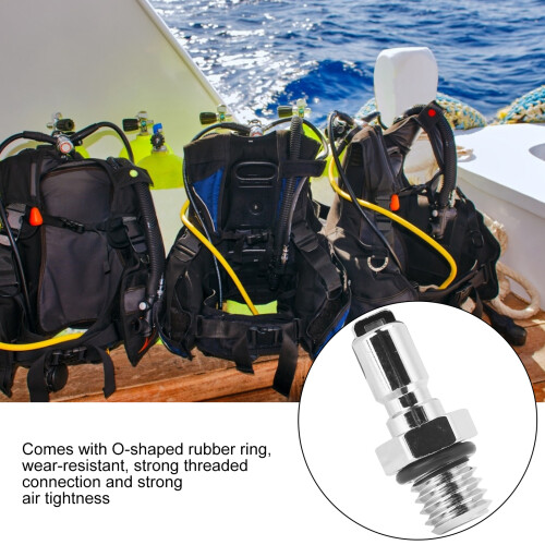Adattatore cromato in ottone per nippo del gonfiatore BCD Power 2
