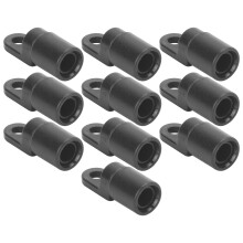 10 pezzi di ganci bungee per kayak, 32 mm, Colore: come nelle immagini
