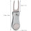Forchetta per divot da golf verde 11,2 cm 57 g argento 7