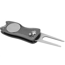 Grigio Switchblade Strumento per divot da golf 12cm/7cm 55g