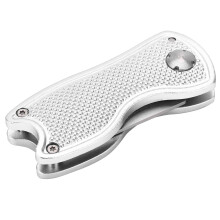 Forchetta da golf in acciaio inossidabile 12 cm/4,7 in, 55 g, argento