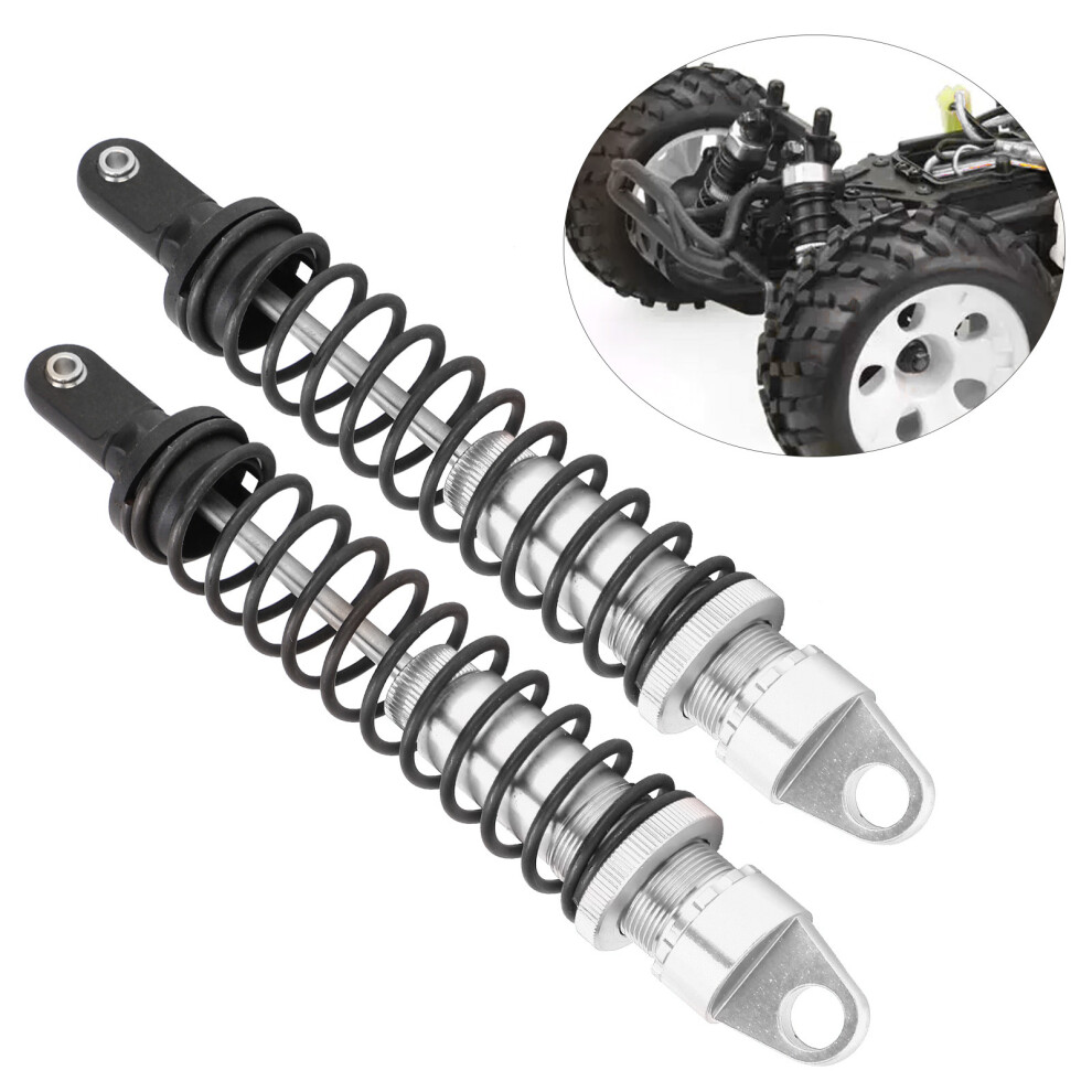 2Pcs 195Mm Rc Aluminium Shock Absorber Damper For Hsp 94050 1/5 Rc Gasoline Offroad Cars( ) Silver 8761322909861