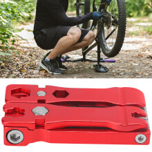 Strumento di riparazione pieghevole per biciclette 19 in 1 rosso 134,0 g
