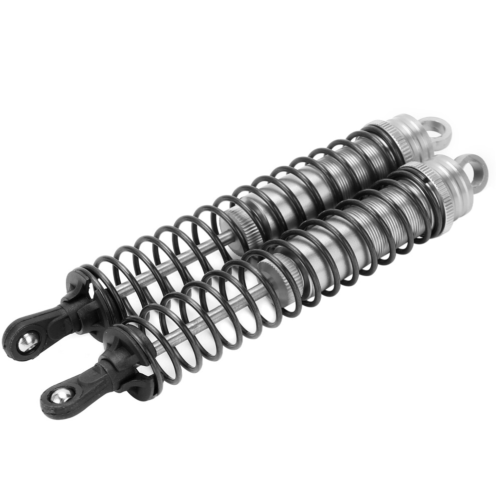 2Pcs Rc 144Mm Oil Filled Adjustable Shock Absorber Damper For Hsp / Hpi / Axial 1/8 Rc Carsilver 3351322909845
