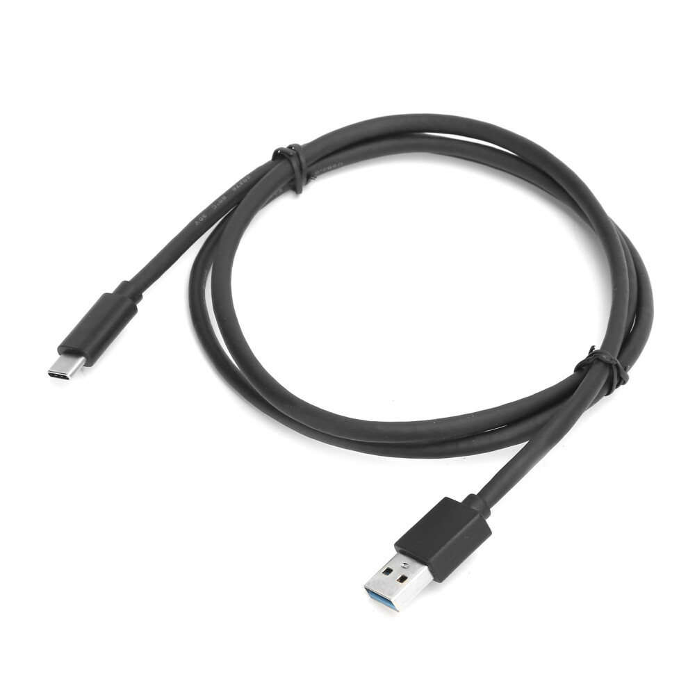 Usba To Usbc Cable Universal Data Line Audio Transmission Conversion Cord 1 Meter Black 4651322911145