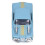 1:32 Auto giocattolo pull-back blu grigio 12,5x5x3cm 150mAh 4